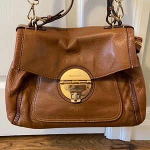 Michael Kors vintage handbag - camel with gold accents purchased 2010